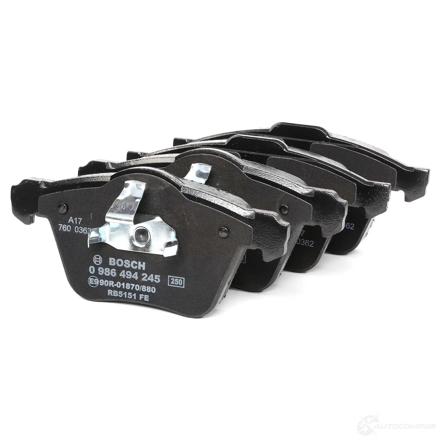 Тормозные колодки, комплект BOSCH 24142 0986494245 7904D1003; 8357D1305 342233