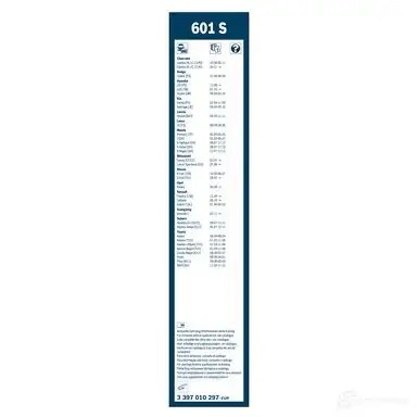 Щетка стеклоочистителя BOSCH 601 S QIZAG6 3397010297 360756
