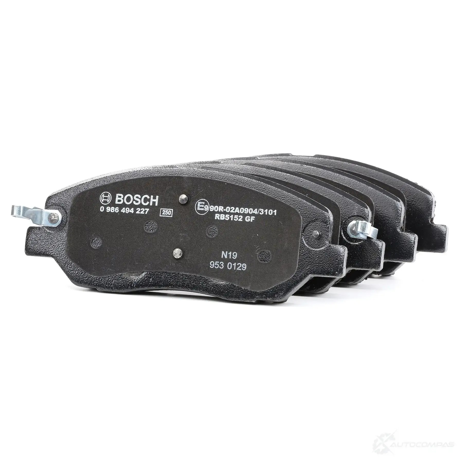 Тормозные колодки, комплект BOSCH 8322-D1202 0986494227 24 351 342215