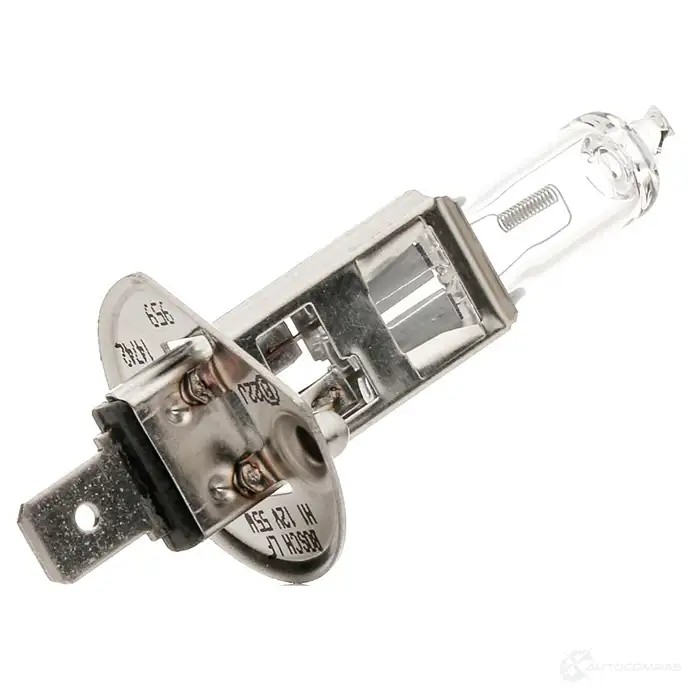 Лампа галогеновая H1 P14.5S 55 Вт 12 В BOSCH 1987301005 E1 22J 12V 55W H1 PURE LIGHT 349986
