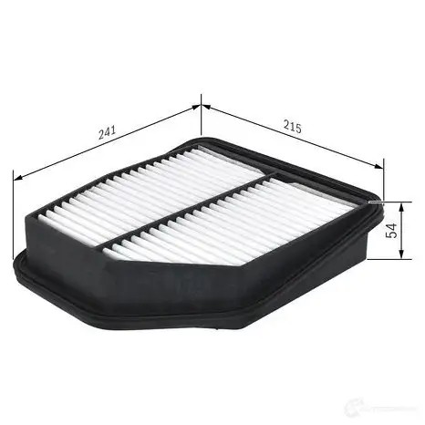Воздушный фильтр BOSCH S 0294 YYA3F f026400294 370143