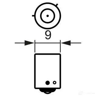 Лампа накаливания H21W BAY9S 21 Вт 12 В BOSCH 1987302264 350362 H21W 12V 21W H21W PURE LIGHT