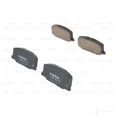 Тормозные колодки, комплект BOSCH 0986493720 342010 7247D356; 7450D570 21 372