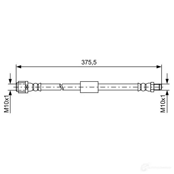 Тормозной шланг BOSCH 1987481608 354701 MXSK7A BH 1492