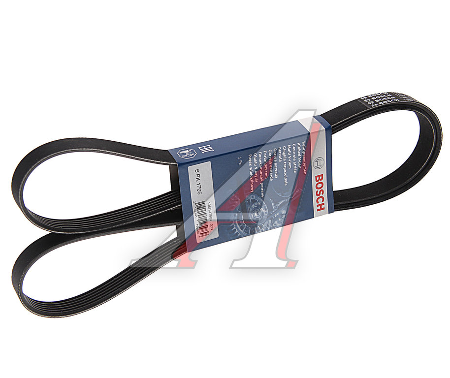 Ремень приводной поликлиновой 6PK1705 КАМАЗ-6520,  PEUGEOT 407 генератора BOSCH