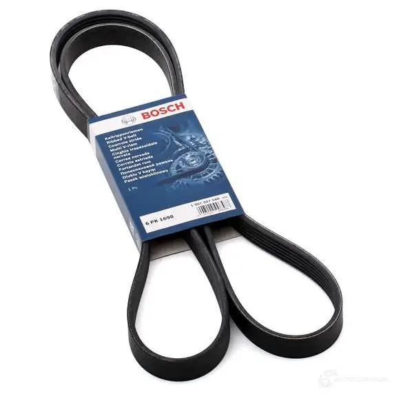 Приводной ремень, поликлиновой BOSCH 1987947548 356606 6 PK 1698 6KRU90N