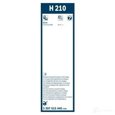 Щетка стеклоочистителя BOSCH BWX KHH 1437243367 3397015445