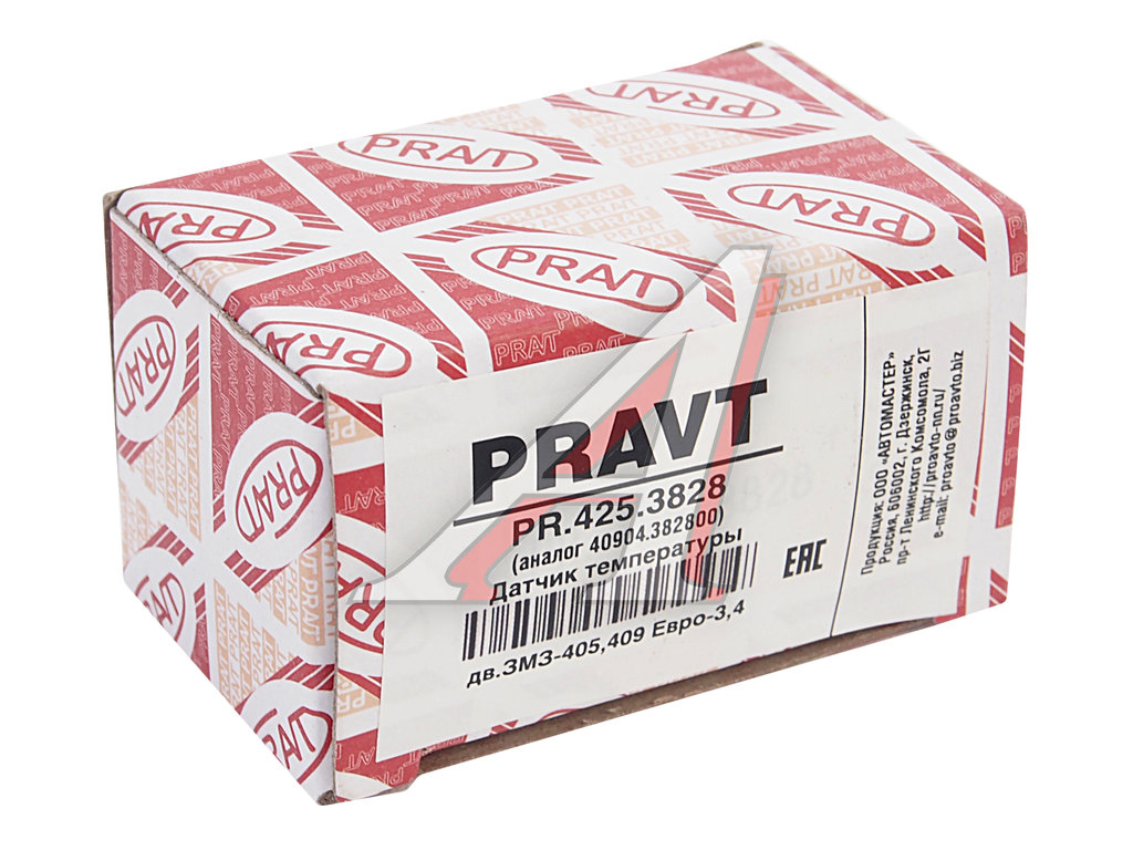 Датчик температуры ГАЗ, ЗИЛ, МАЗ, ПАЗ, УАЗ охлаждающей жидкости PRAVT