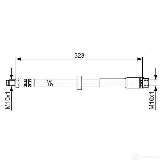 Тормозной шланг BOSCH 1987476293 352791 Y28H9 BH8 52