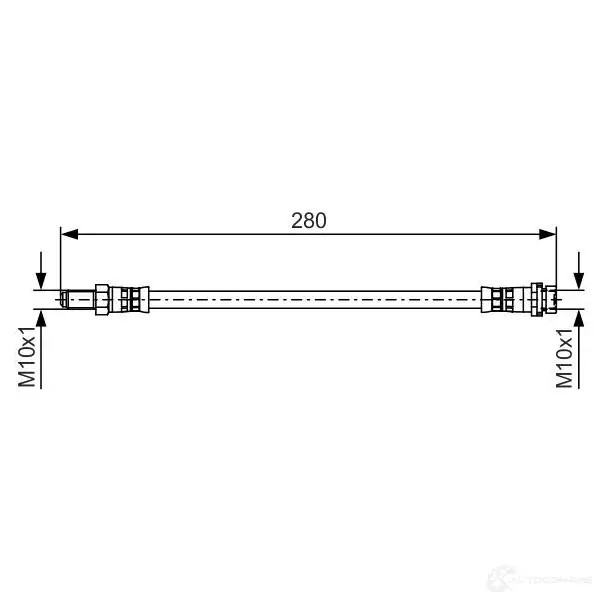 Тормозной шланг BOSCH ZXEMHRG 1987481488 354584 BH13 74