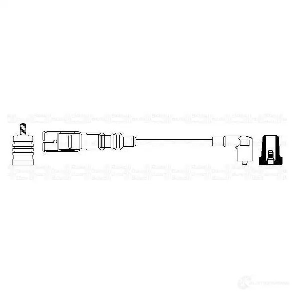 Высоковольтный провод зажигания BOSCH 324948 JI86VD 71 VA 0356912887