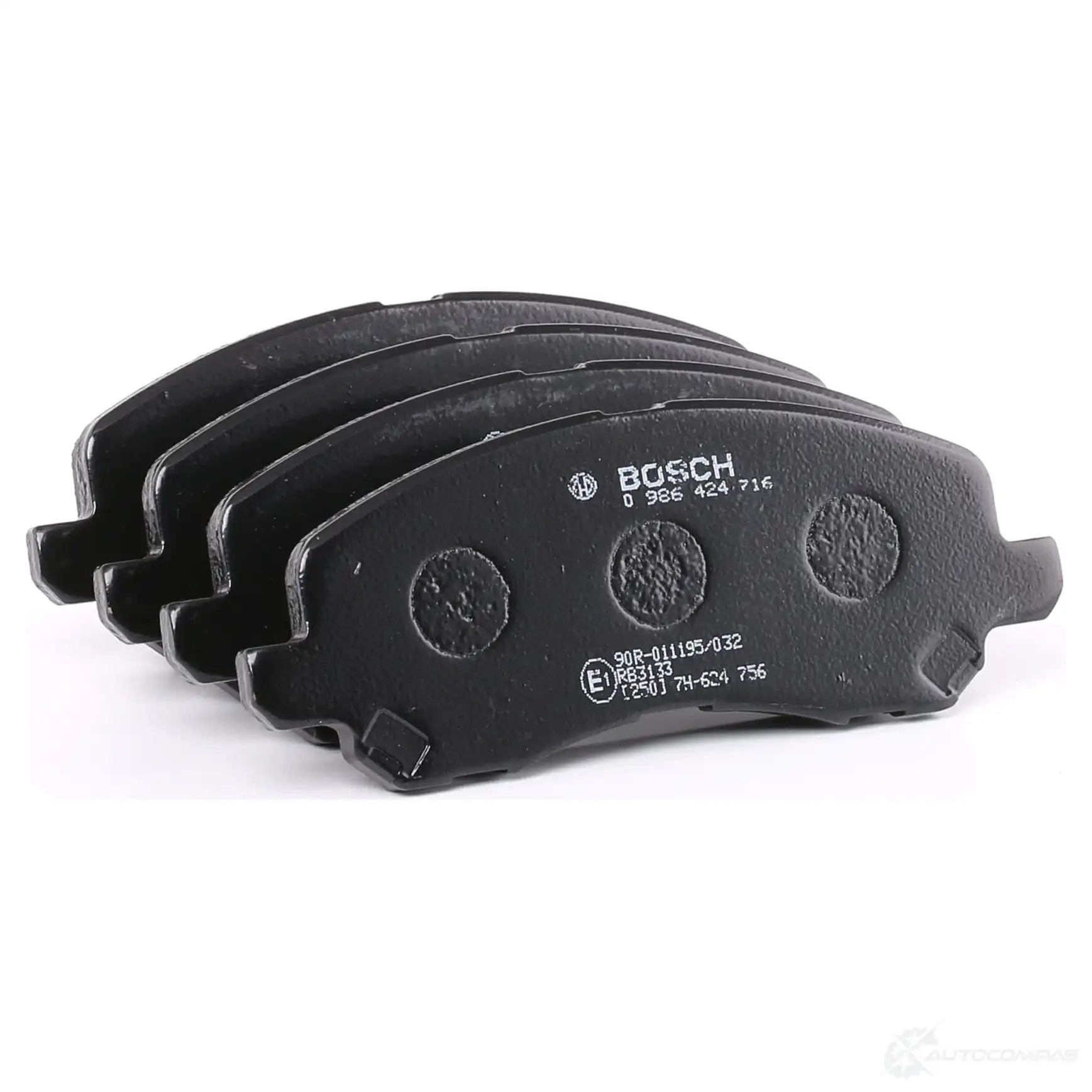 Тормозные колодки, комплект BOSCH 0986424716 7741D866 336398 23584