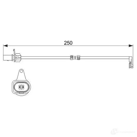 Датчик износа тормозных колодок BOSCH CGCSO3O AP6 10 351939 1987474510