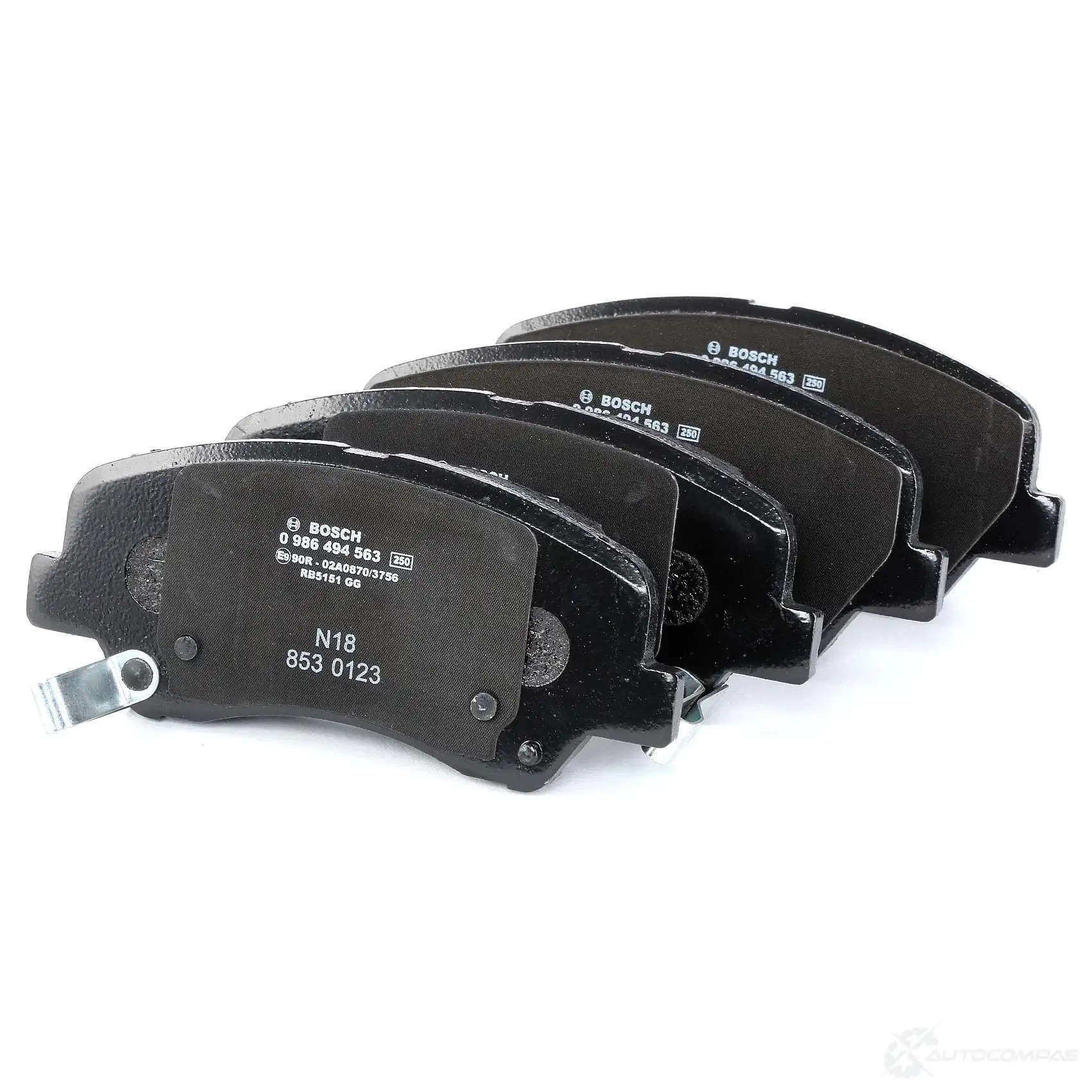 Тормозные колодки, комплект BOSCH 342527 25348 BP1484 0986494563