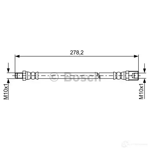 Тормозной шланг BOSCH B H1730 354939 1987481846 HDYSO0J