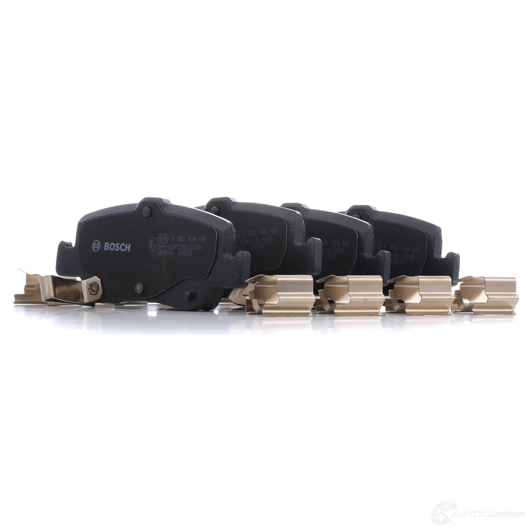 Тормозные колодки, комплект BOSCH BP1133 1193483799 0986494651 24664