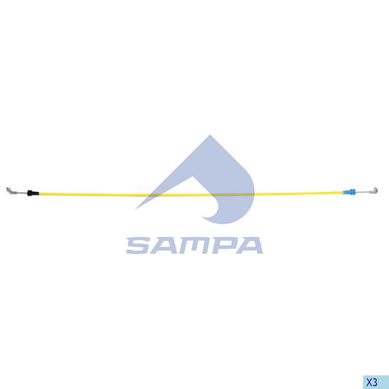 Трос КАМАЗ-5490 MERCEDES Atego привода замка двери правой SAMPA