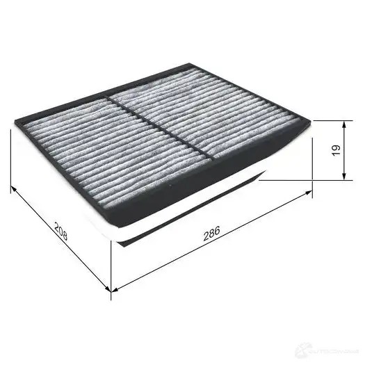 Салонный фильтр BOSCH 351271 1987432525 R 2525 HLN0RU