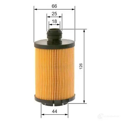 Масляный фильтр BOSCH K VCCP1F f026407258 1437240848