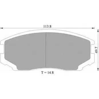 Тормозные колодки, дисковые, комплект Bosch DB1277 1193485719 B P5693 0 986 505 693
