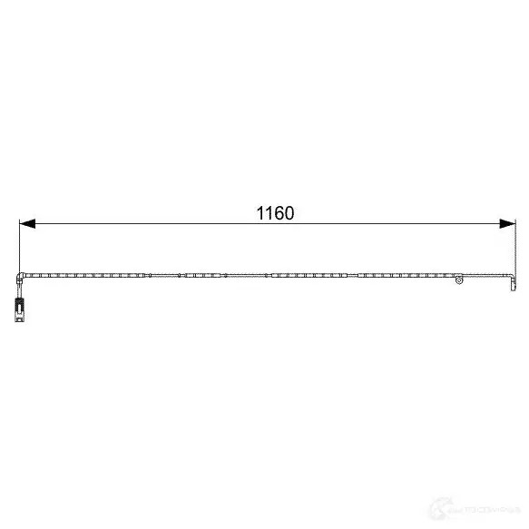 Датчик износа тормозных колодок BOSCH 1987473055 UR96R AP32 7 351489