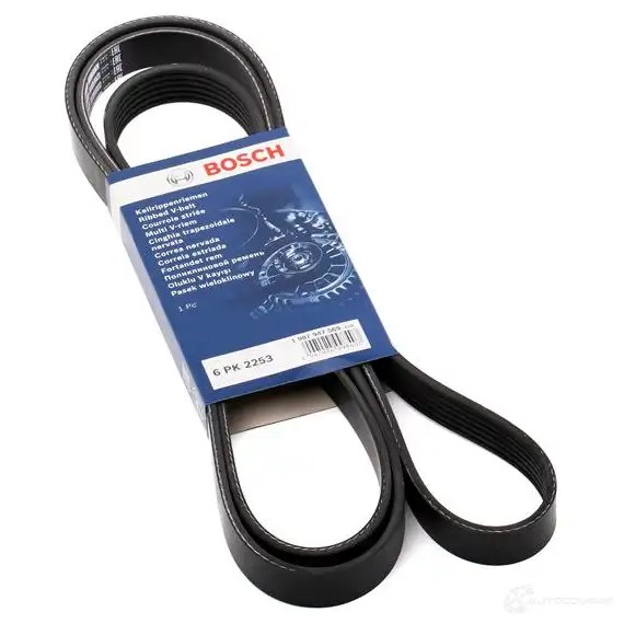 Приводной ремень, поликлиновой BOSCH 356628 0B61EI 6 PK 2253 1987947569