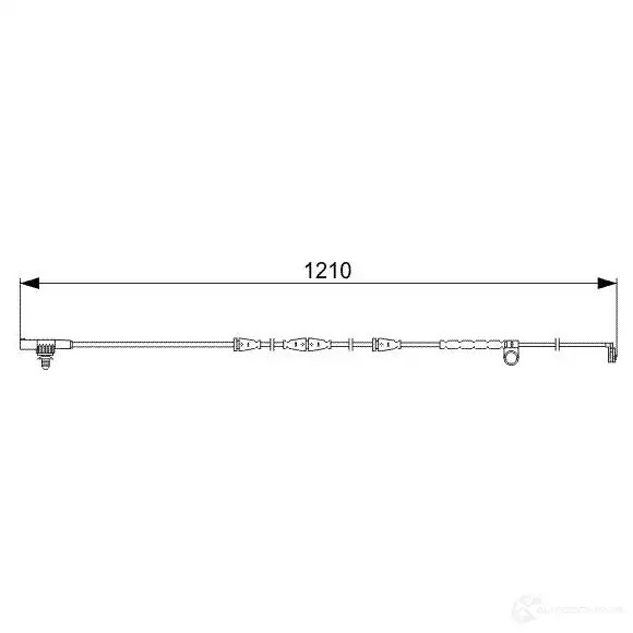 Датчик износа тормозных колодок BOSCH G9OBY1 351488 AP 326 1987473054