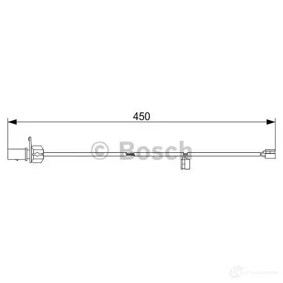 Датчик износа тормозных колодок BOSCH AP1 050 1987473583 351580 MH3W78
