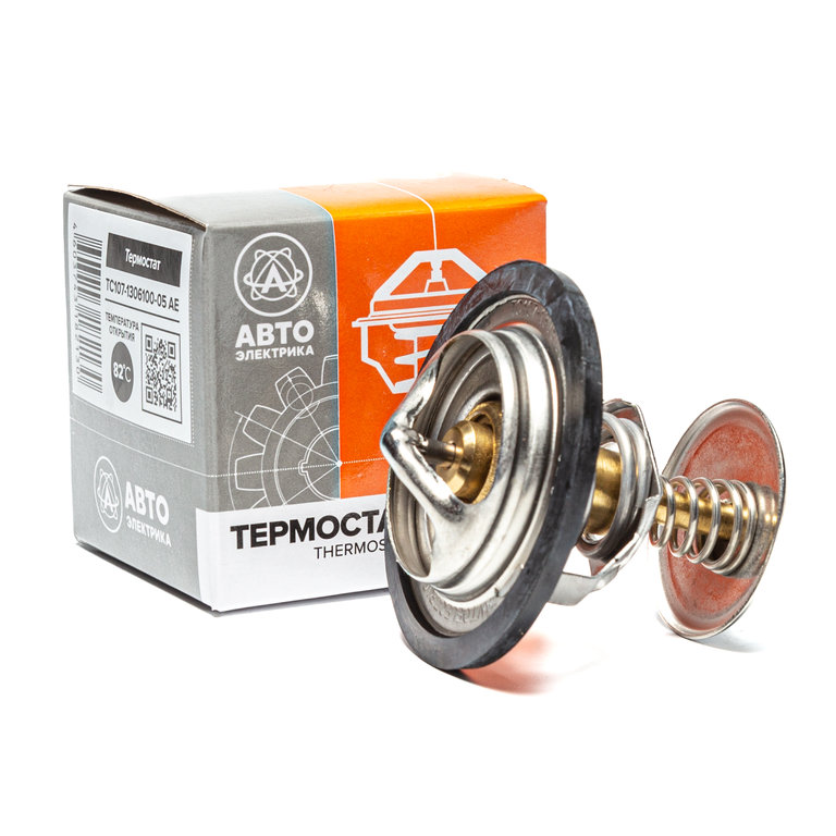 Термостат КАМАЗ, ГАЗ-2410, 3302, ЗИЛ-4331, А-01, ЯМЗ-534 (82 град.) AVTOELECTRICA