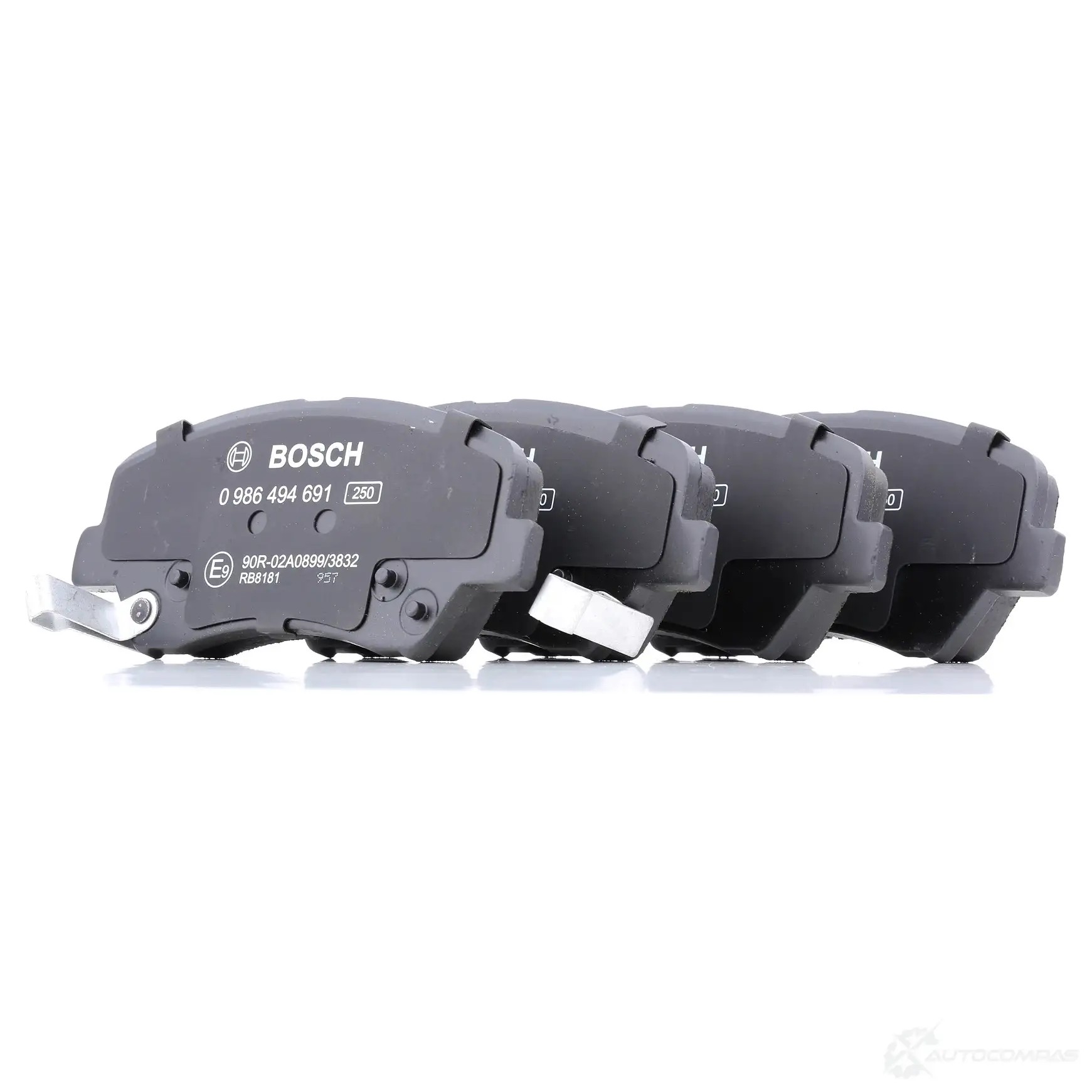 Тормозные колодки, комплект BOSCH 25692 BP1686 0986494691 342565