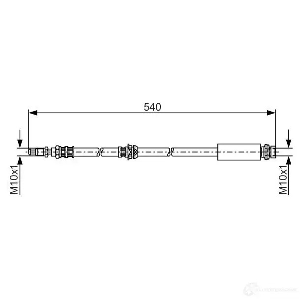 Тормозной шланг BOSCH TR6J6 1987476057 352623 BH03 2