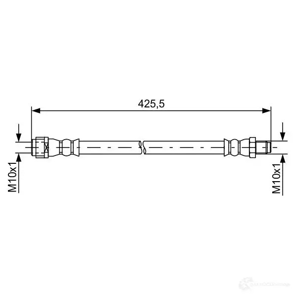 Тормозной шланг BOSCH 1987481610 BH 1494 354703 ML893X