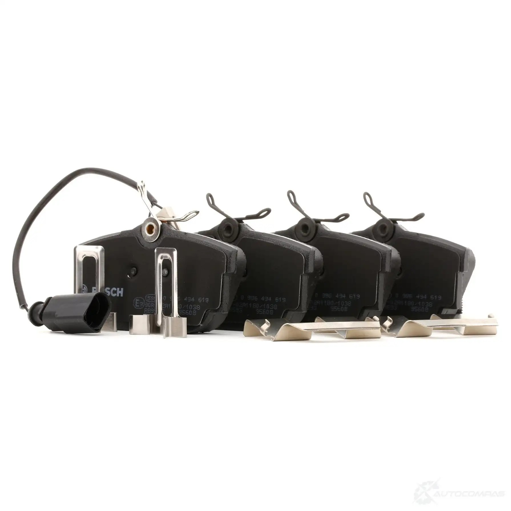 Тормозные колодки, комплект BOSCH 0986494619 1193483691 23224 BP457