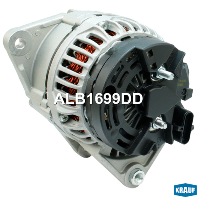 Генератор КАМАЗ IVECO дв.CUMMINS ISBe Е3 28В 70А (замена 0124555005) KRAUF