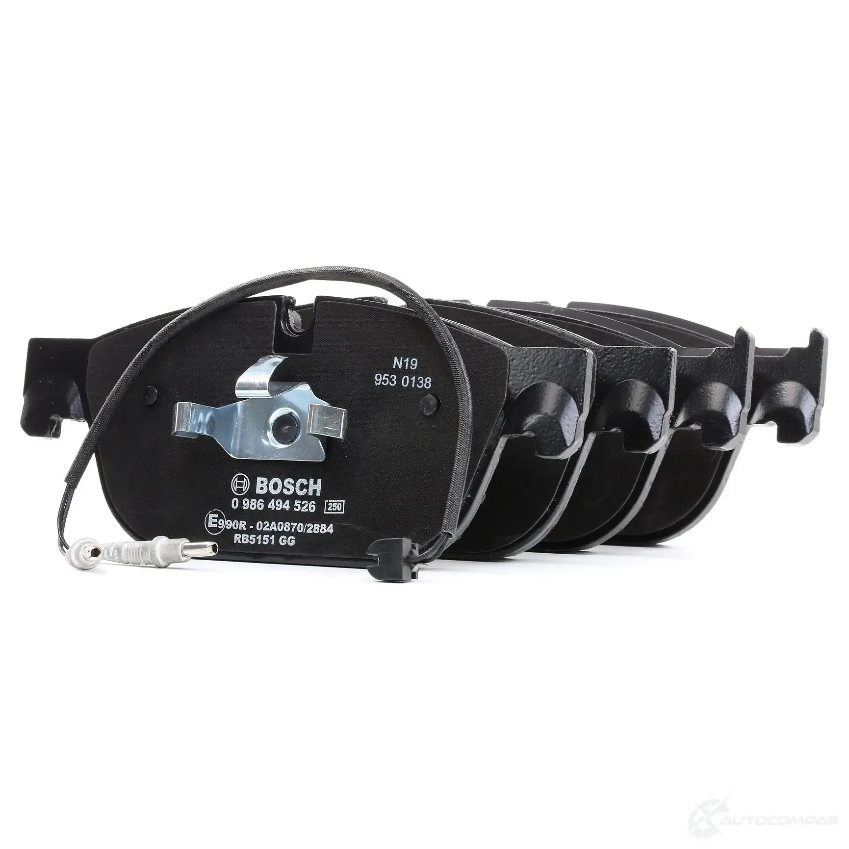 Тормозные колодки, комплект BOSCH 25069 0986494526 342492 BP1447