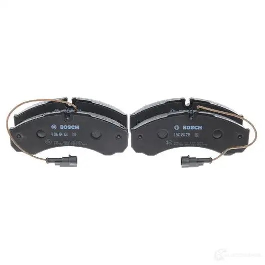 Тормозные колодки, комплект BOSCH 8835D1487 29121 0986494239 342227