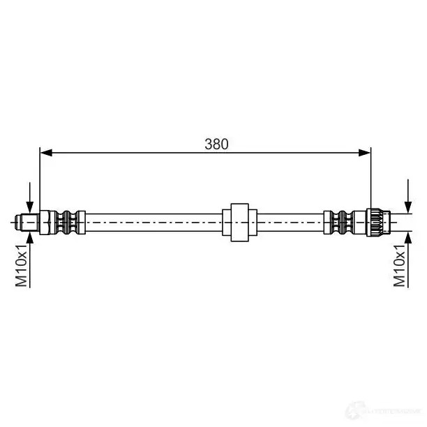 Тормозной шланг BOSCH S5982G 353093 1987476700 BH 393