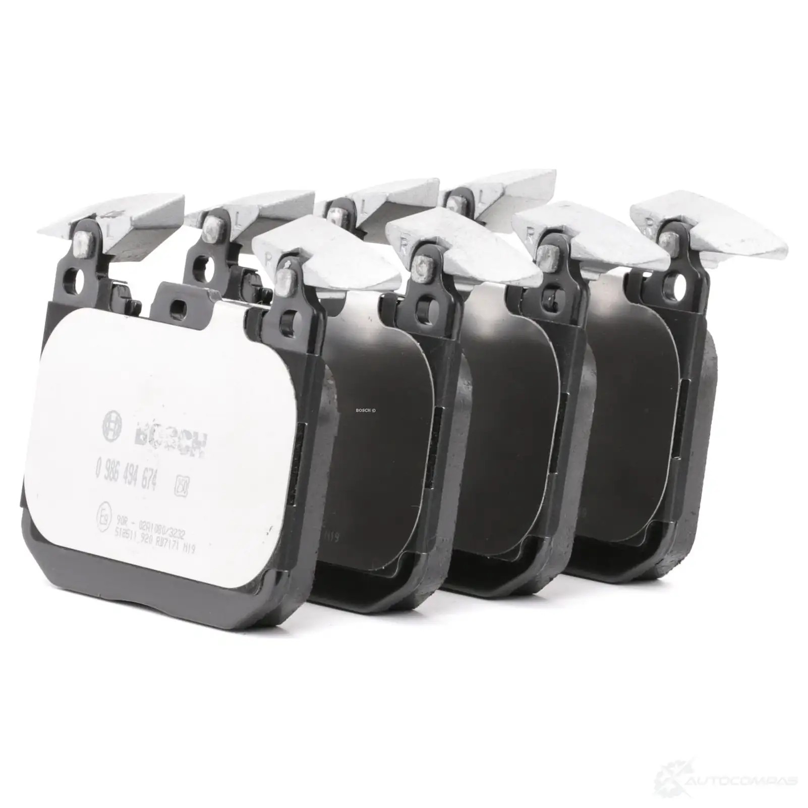 Тормозные колодки, комплект BOSCH 0986494674 1193483864 25028 BP1669