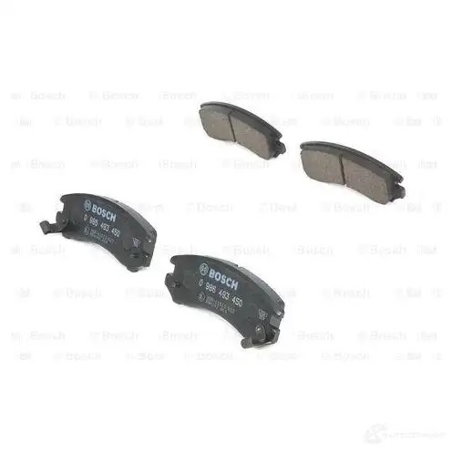 Тормозные колодки, комплект BOSCH 342006 0986493450 7213D311; 7248D357; 7332D452 21 345