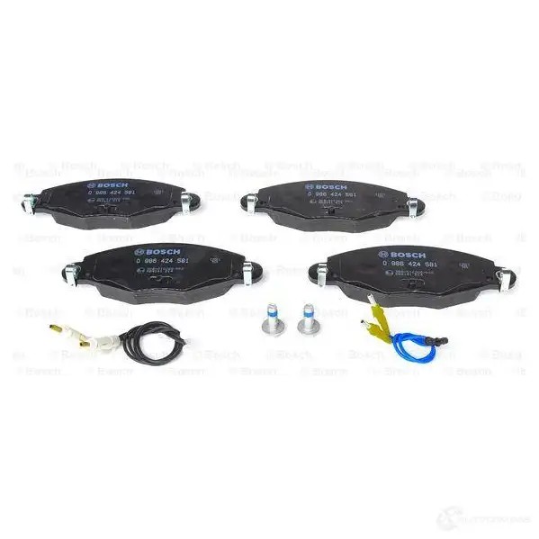Тормозные колодки, комплект BOSCH 0986424581 23 273 90R-010268/002 336302