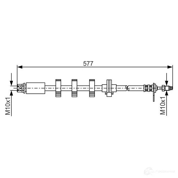 Тормозной шланг BOSCH XB2SKV BH48 2 1987476810 353169