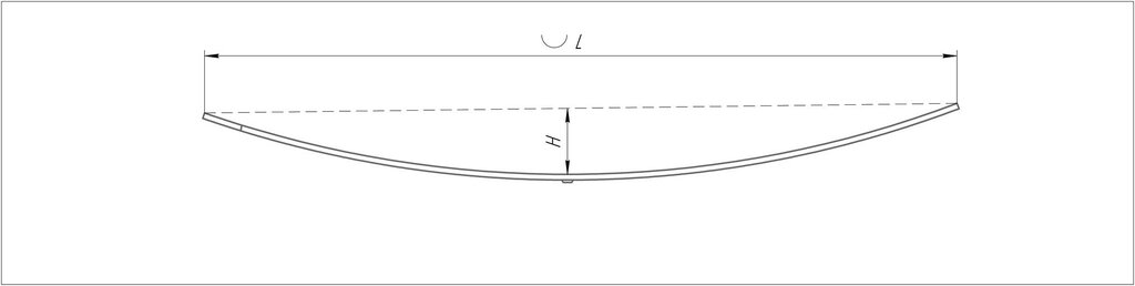 Лист рессоры КАМАЗ-55111 передней №4 L=1355мм НПФ РЕССОРА