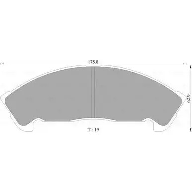 Тормозные колодки, дисковые, комплект Bosch 1193488597 6M68Y4 0 986 AB2 342 BP23 42
