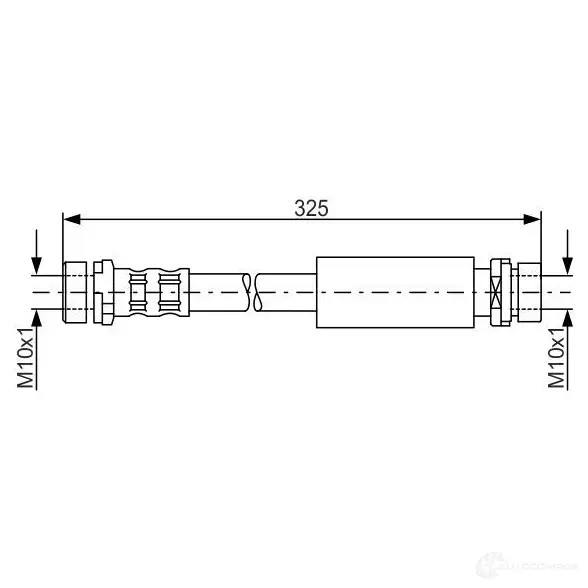 Тормозной шланг BOSCH 9019H 1987476994 353310 BH63 6