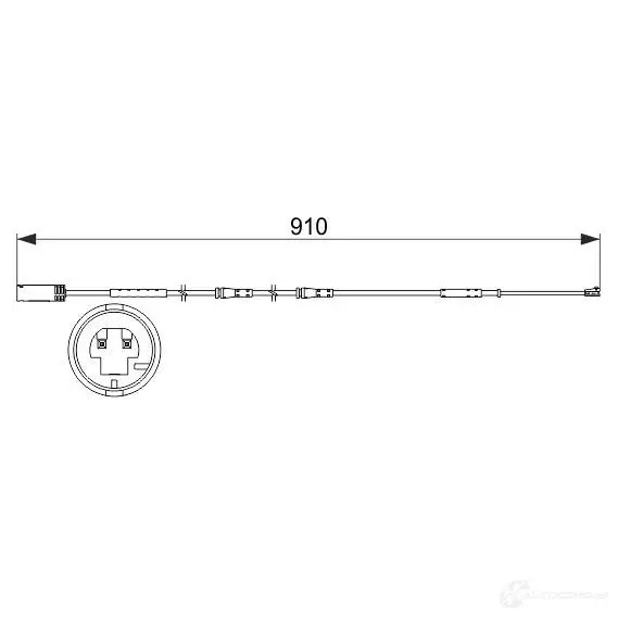 Датчик износа тормозных колодок BOSCH A P850 0VVTHY 1987473522 351520