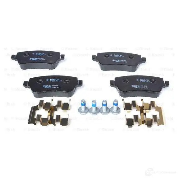 Тормозные колодки, комплект BOSCH 342123 BP1035 24348 0986494125