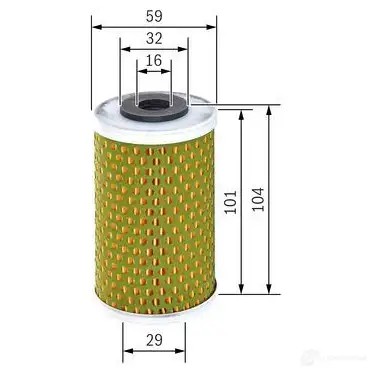 Фильтр АКПП, гидравлический BOSCH YAUOO f026404000 Z 4000 370510