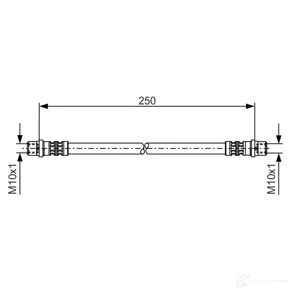 Тормозной шланг BOSCH BH 888 92Q6Y 1987476309 352798