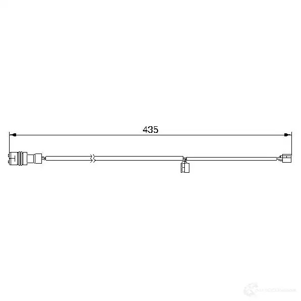 Датчик износа тормозных колодок BOSCH 9 92 1987474992 AP240 352262