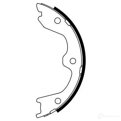 Тормозные колодки ручника, комплект BOSCH 1193481611 BS79 41 WYVDZHI 0986487941